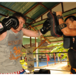 Brian boxing in Thailand