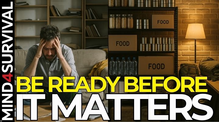 Before and after view of home with and without emergency preparedness