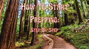 Step by step guide on how to start prepping
