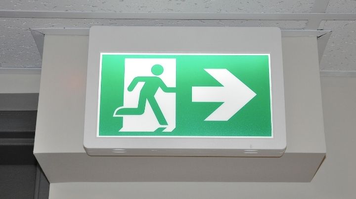 Know where exits are located when attending large events