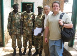 Brian Duff working in Africa