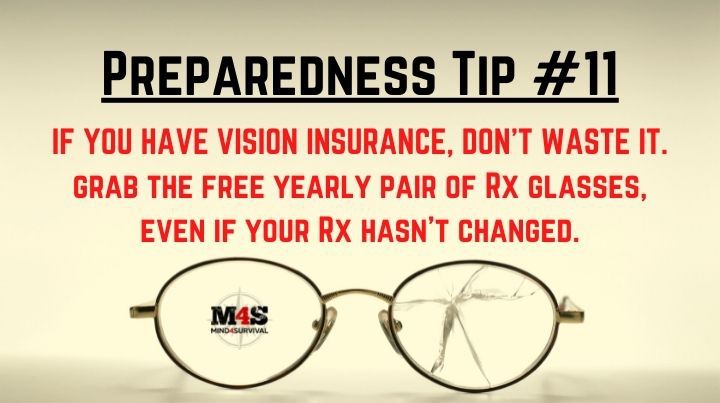 If you have vision insurance, grab the free glasses