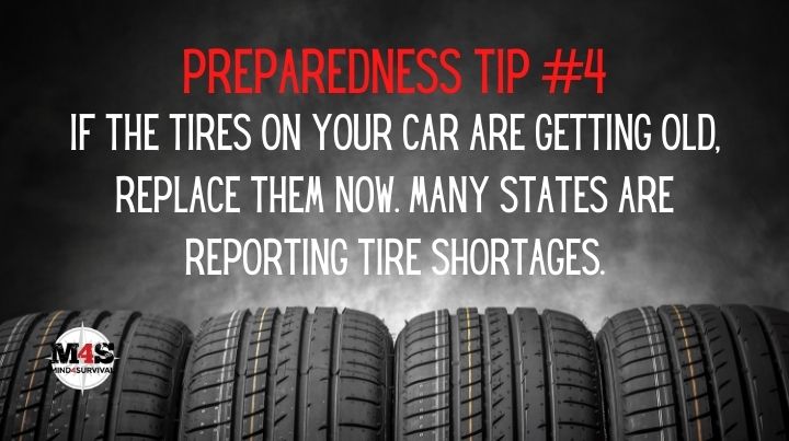 The last thing you need is to lose the ability to travel due to supply chain shortages. Depending on your location, you may depend upon your vehicle for access to income, supplies, and/or medical care. Tire shortages are beginning to pop up all across the country, with many people waiting weeks or months for them to be in stock. If you know your car, truck, or trailer will need tires soon... Buy. Them. Now. You will be very glad you did!