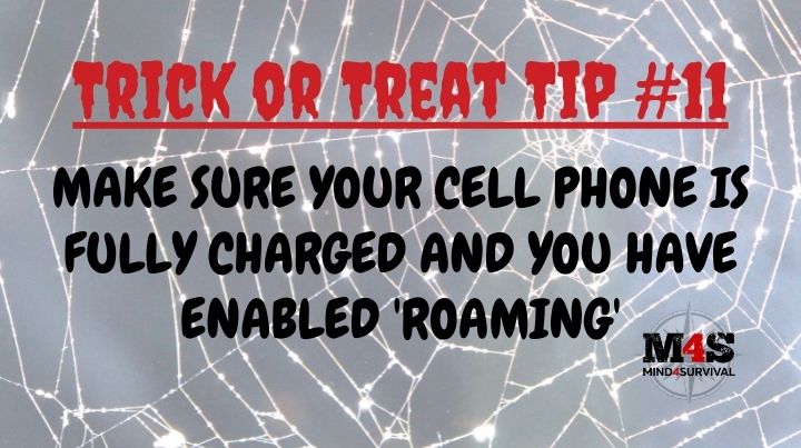 Make sure your cell hone is charged and roaming is turned on