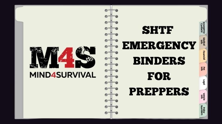 An emergency binder is an essential part of a preparedness