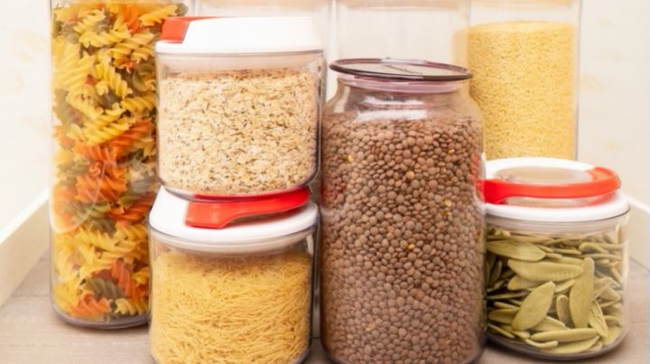 Store a variety of healthy, shelf-stable foods