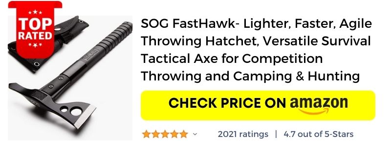 SOG FastHawk Hatchet Top Rated Amazon link