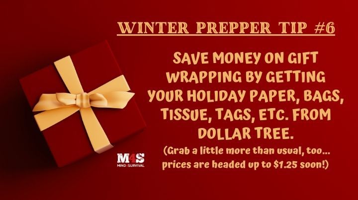 Stock up on wrapping supplies at Dollar Tree