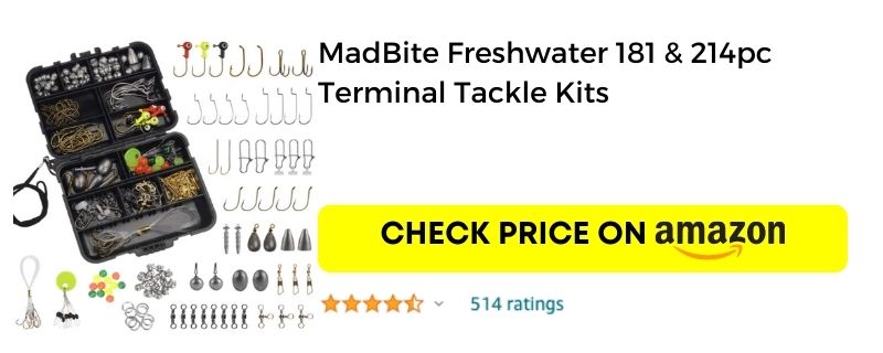 MadBite Freshwater 181 & 214pc Terminal Tackle Kits