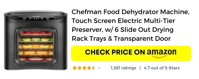 Chefman Food Dehydrator Machine Amazon link