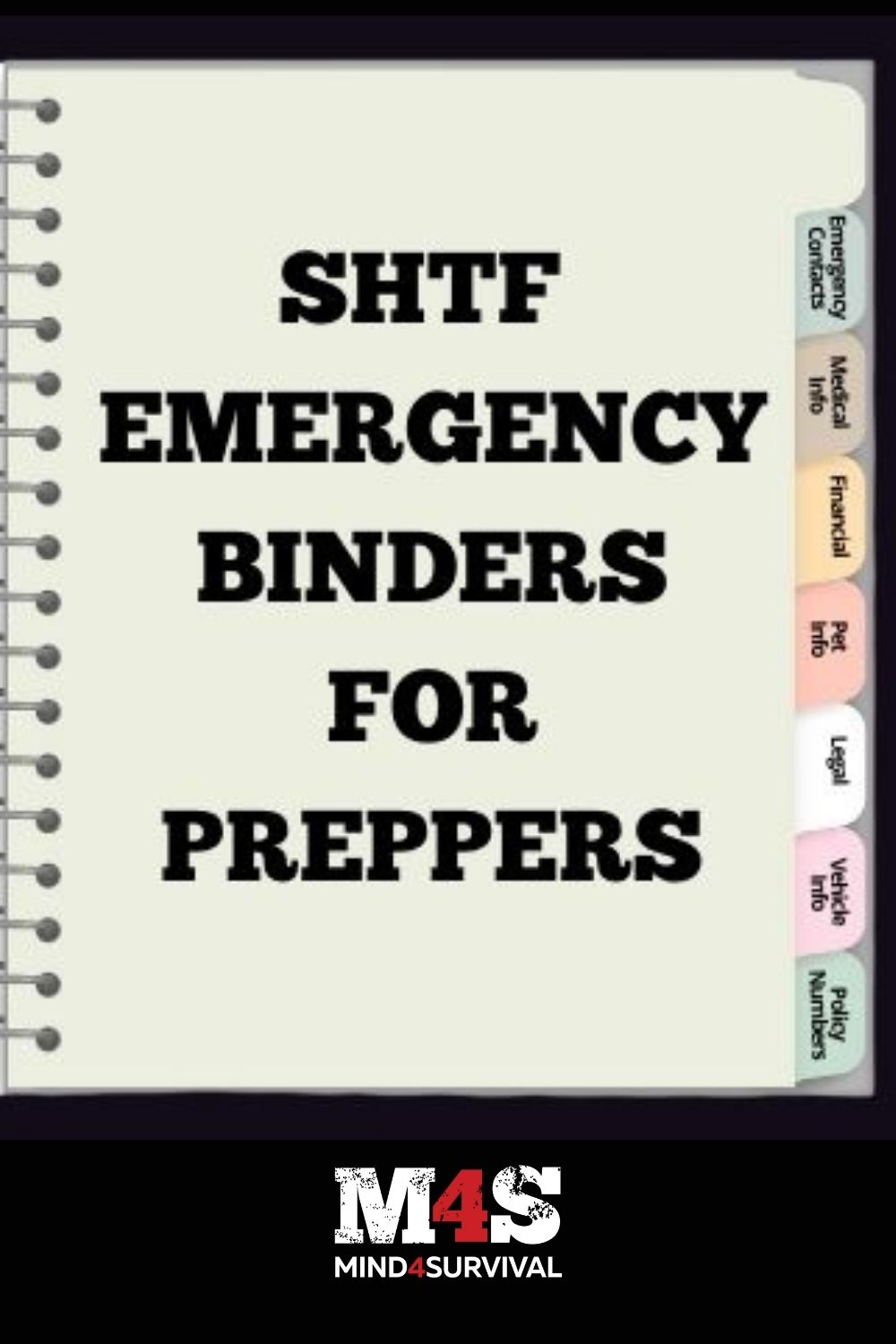 Emergency Binders: What Should Preppers Put in Them?