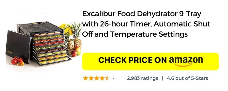 Excalibur Food Dehydrator 9-Tray Amazon link