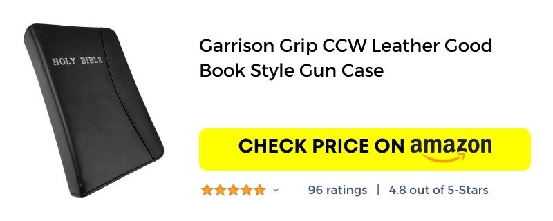 Garrison Grip CCW Leather Good Book Style Gun Case Amazon link