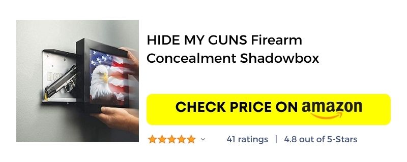 HIDE MY GUNS Firearm Concealment Shadowbox Amazon link