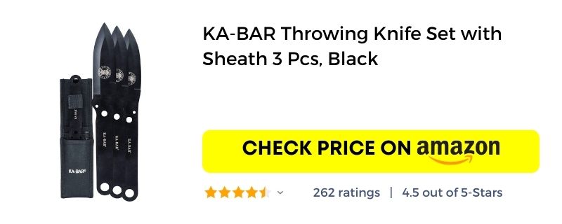 KA-BAR Throwing Knife Set Amazon link