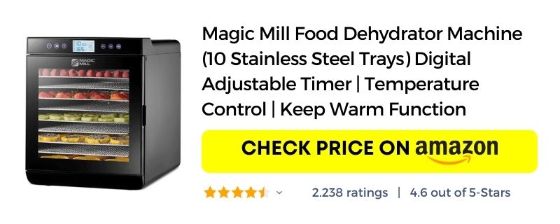 Magic Mill 10-Tray Dehydrator Amazon link