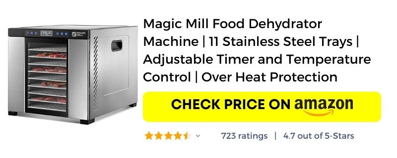 Magic Mill Food Dehydrator Machine 11 Trays Amazon link