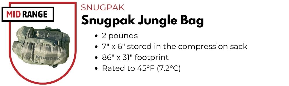 Mid Range SNUGPAK Jungle Bag