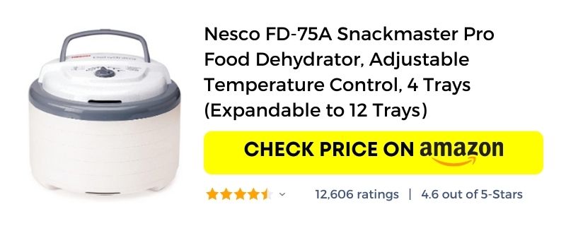 Nesco FD-75A Snackmaster Pro Food Dehydrator Amazon link
