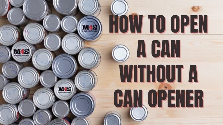 How to open a can without a can opener