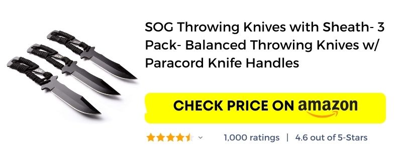 SOG Throwing Knives Amazon link