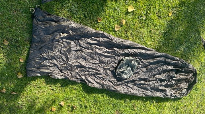 Snugpak Emergency Bivvy on grass