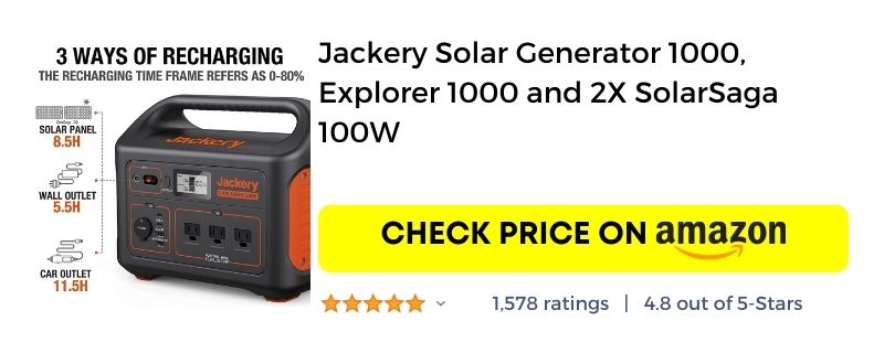 Jackery Solar Generator 1000 Amazon link