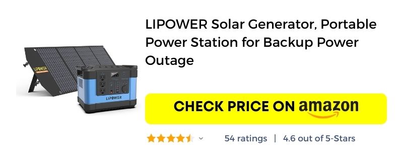 LIPOWER Solar Generator Amazon link