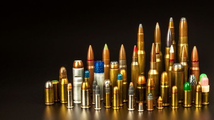 various types of ammunition