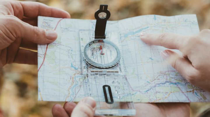 Know how to use a map and compass