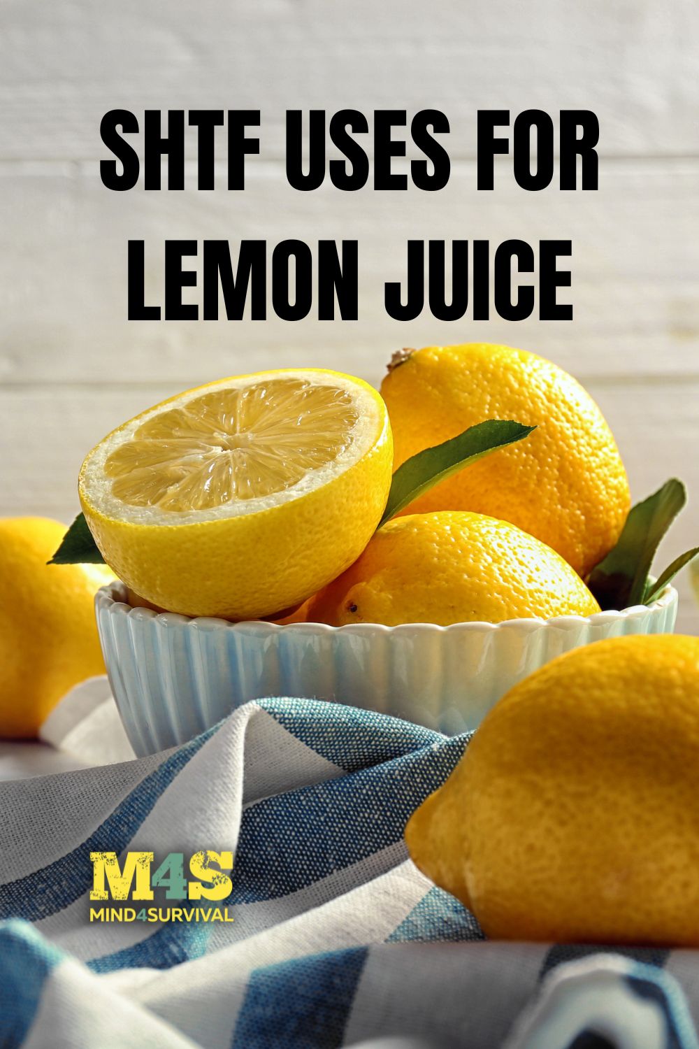 SHTF Uses for Lemon Juice