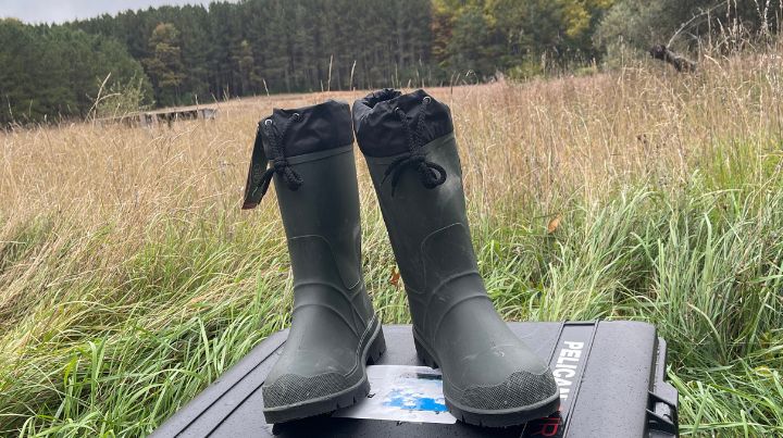 Kamik Winter Boots on Pelican Case