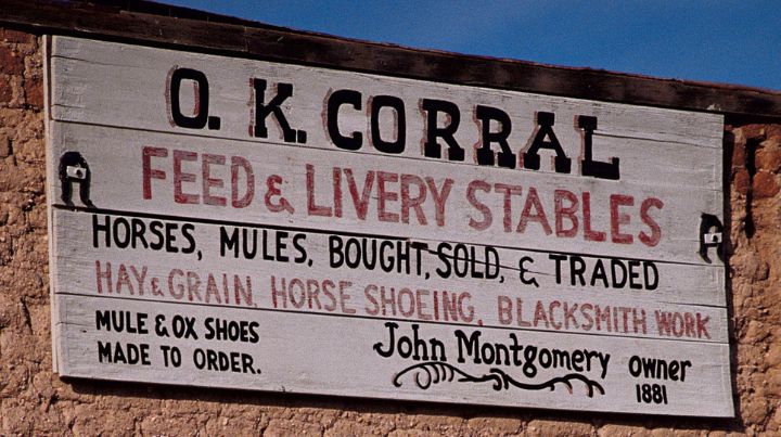 OK Corral sign