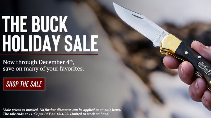 Buck Knives Black Friday Sale