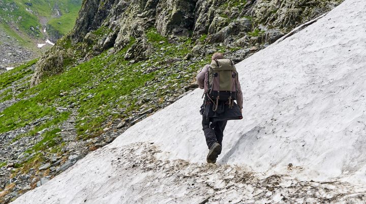 Hiking in Snow