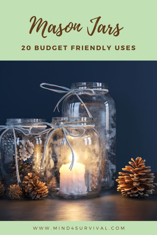 Mason Jars: 20 Budget Friendly Uses for Your Mason Jars