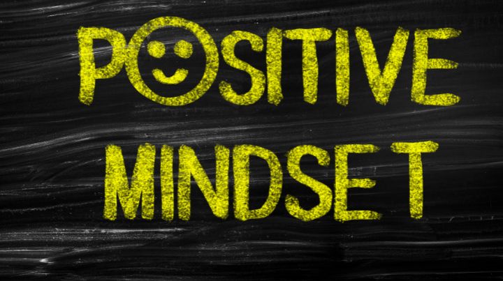 The words positive mindset