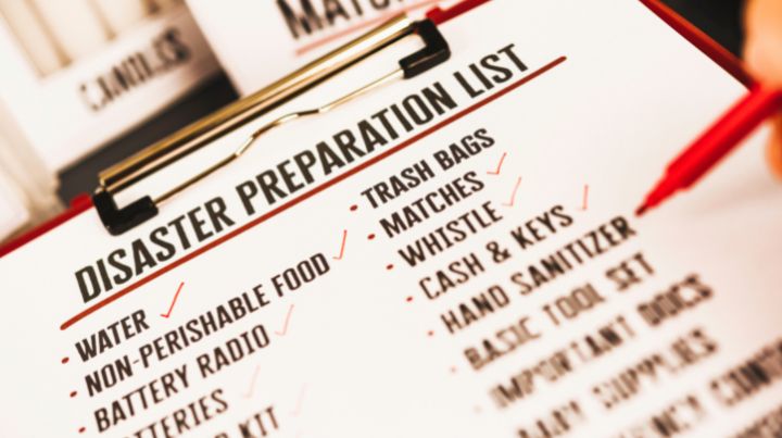 Disaster preparedness checklist