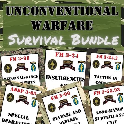 Unconventional Warfare Bundle with 6 Army Field Manuals