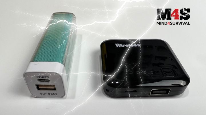 Consider adding a power bank to your bug out bag or emergency kits