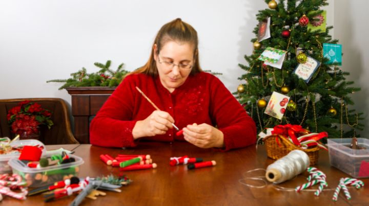 Homemade ornaments are another great holiday gift idea