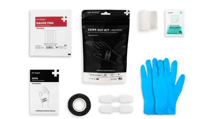 Sutureless wound closure with the Zzips Cut Kit