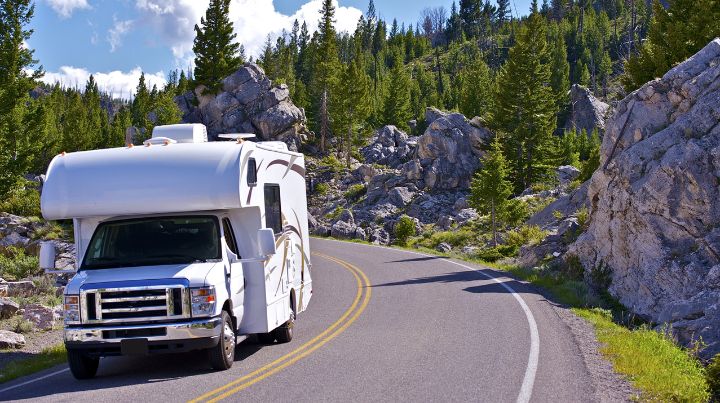 An RV is another viable option for a rolling cache