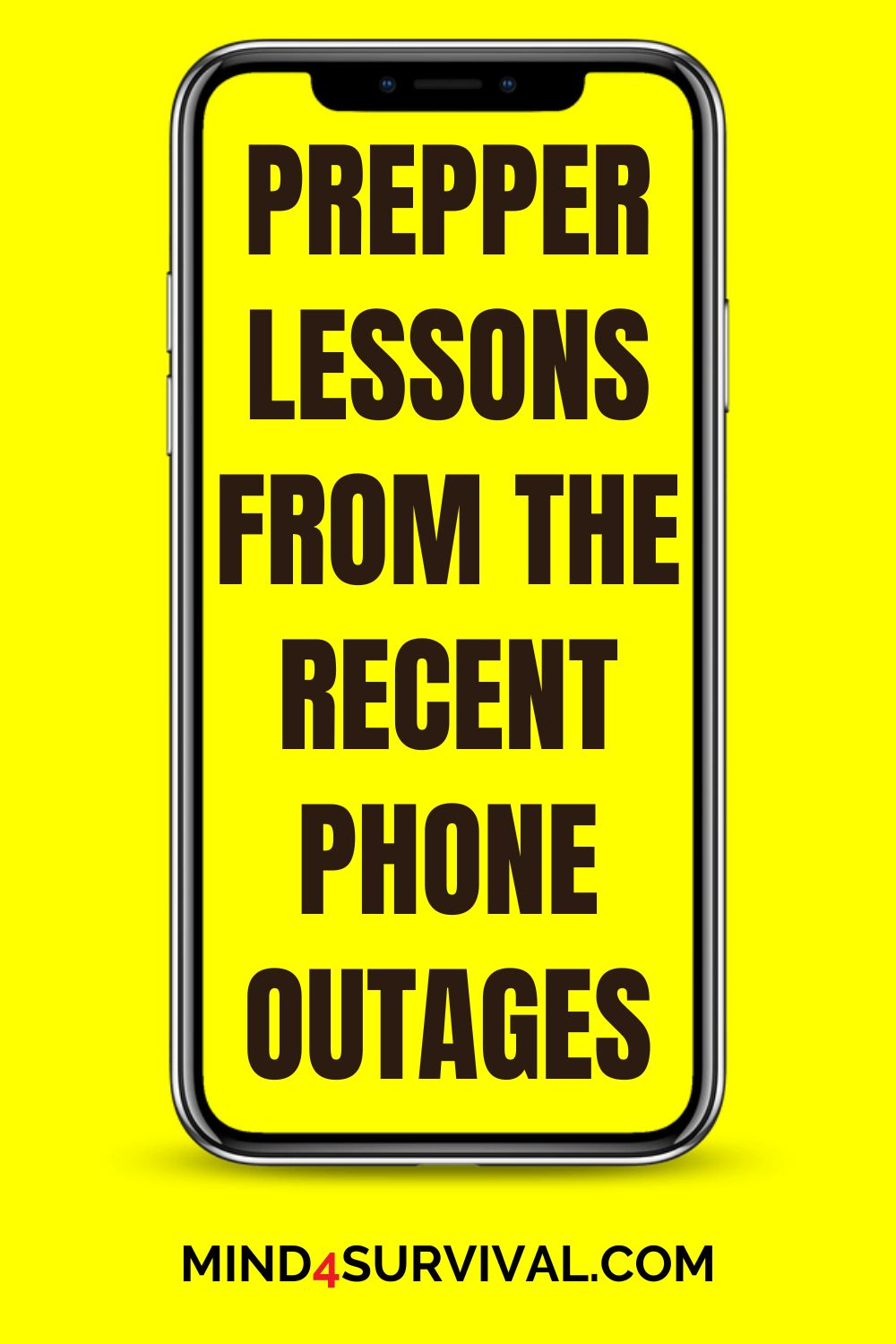 Prepper Lessons From the Recent Phone Outages