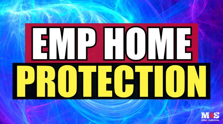 An EMP Wave with the text "EMP Home Protection"