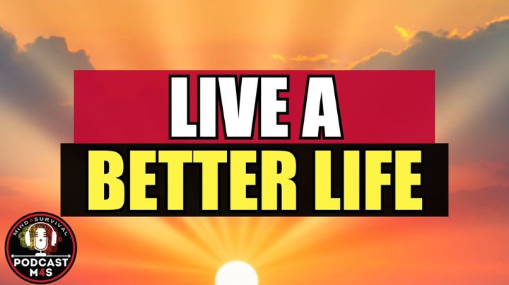 A beautiful sunrise with the words "Live a Better Life."