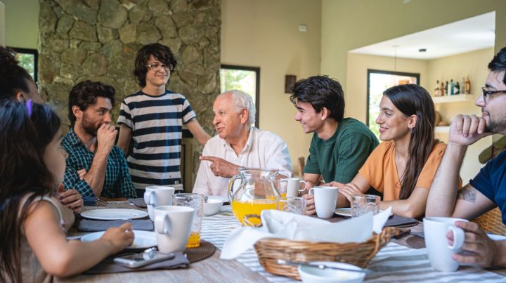Get the conversation started by gathering the family together