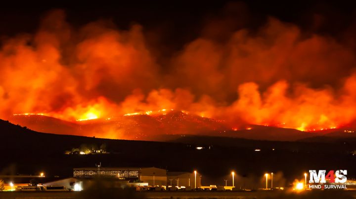 A wildfire bring through Southern California