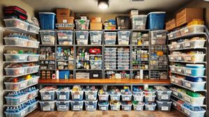 A well organized preparedness room