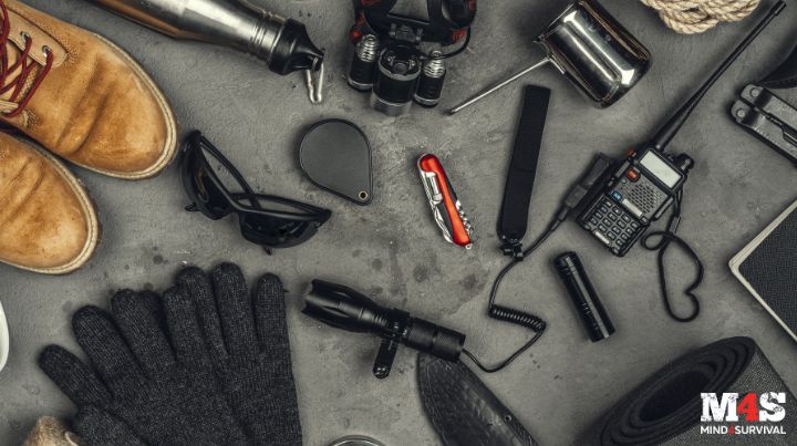 Everyday carry items laid out